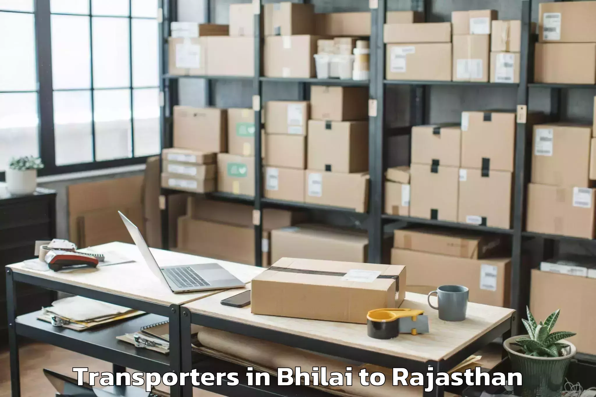 Top Bhilai to Buhana Transporters Available